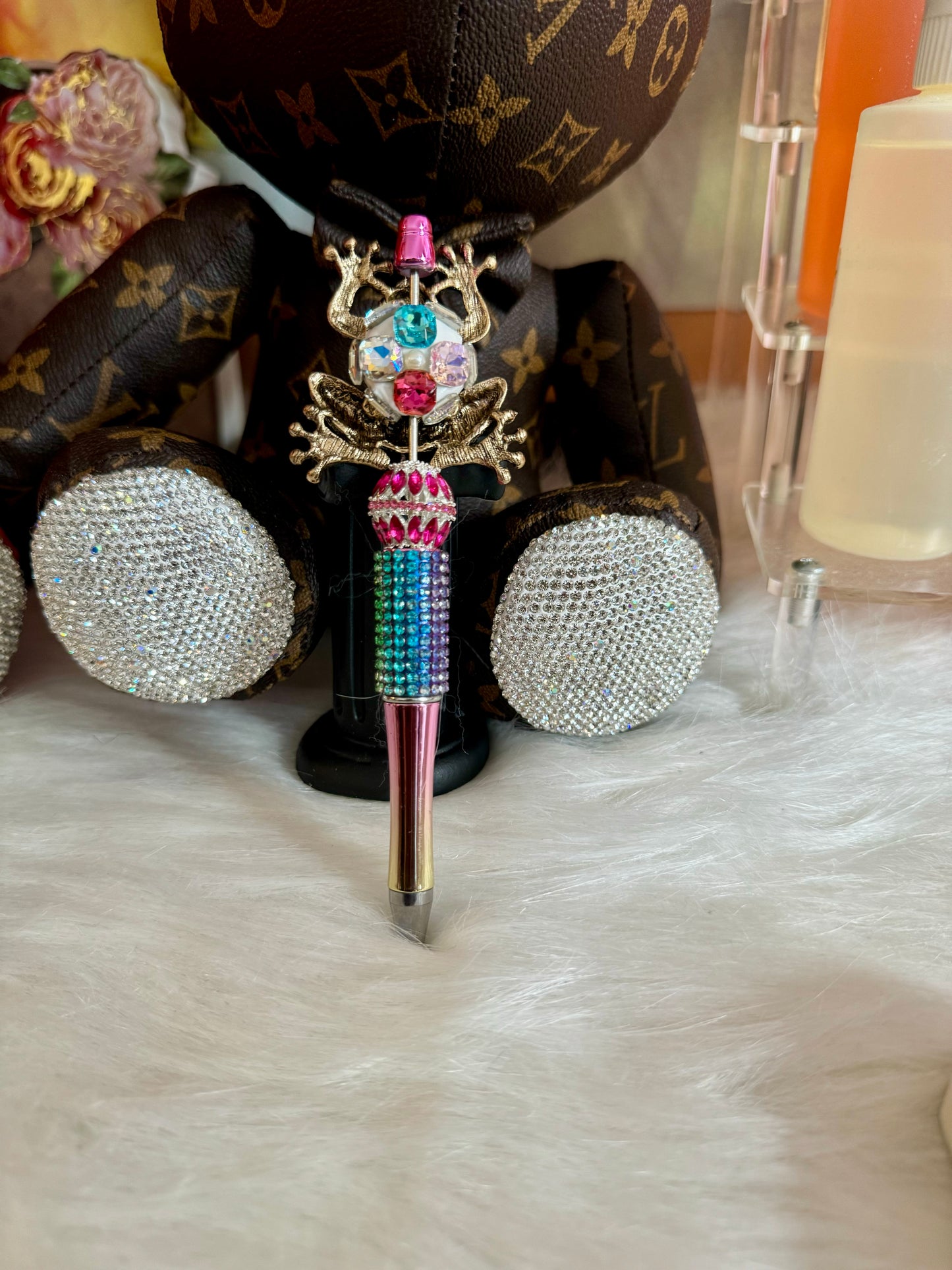 Blinged Frog Inkpen