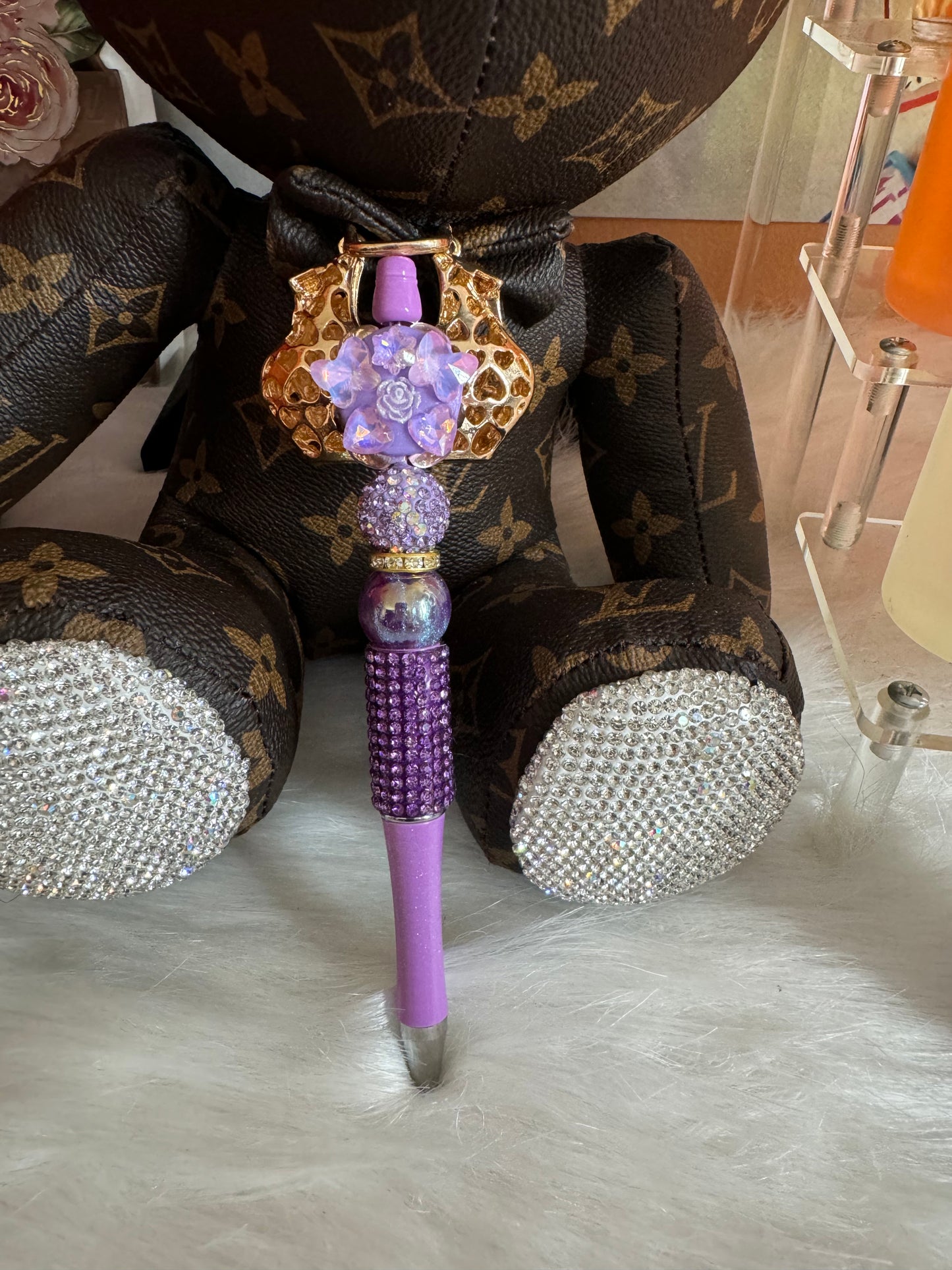 Purple purse Blinged Inkpen