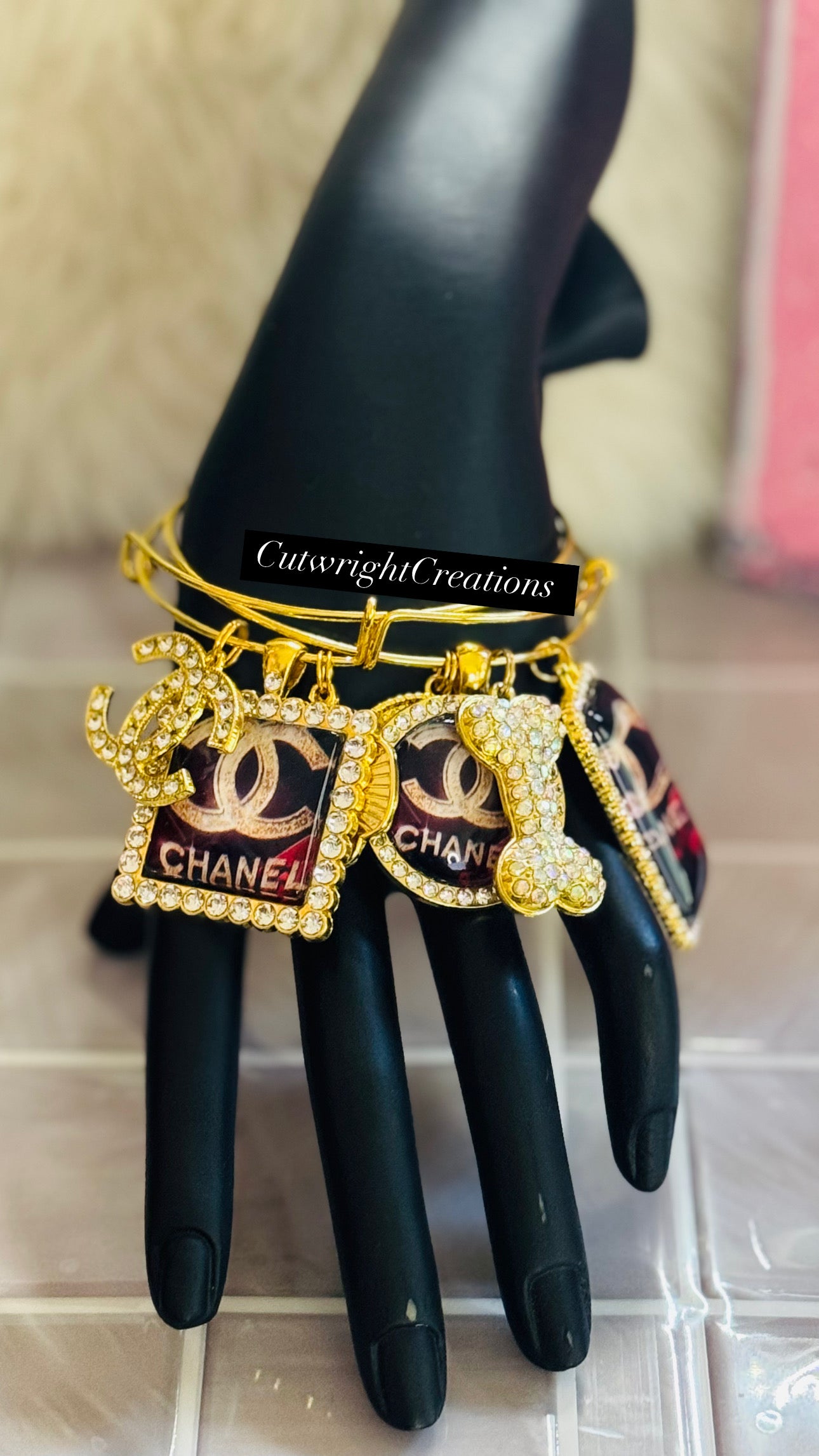 Designer girl CharmBracelet and Necklace Set